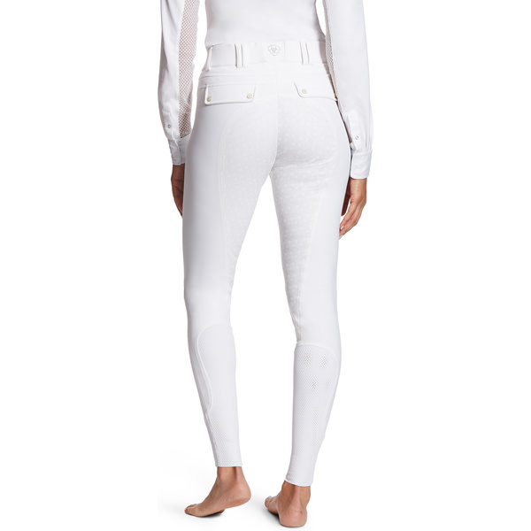 Ariat Womens Tri Factor Grip Full Seat Breeches White